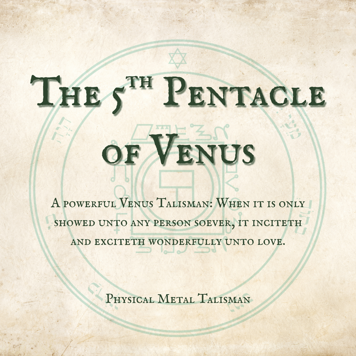 The 5th Pentacle of Venus