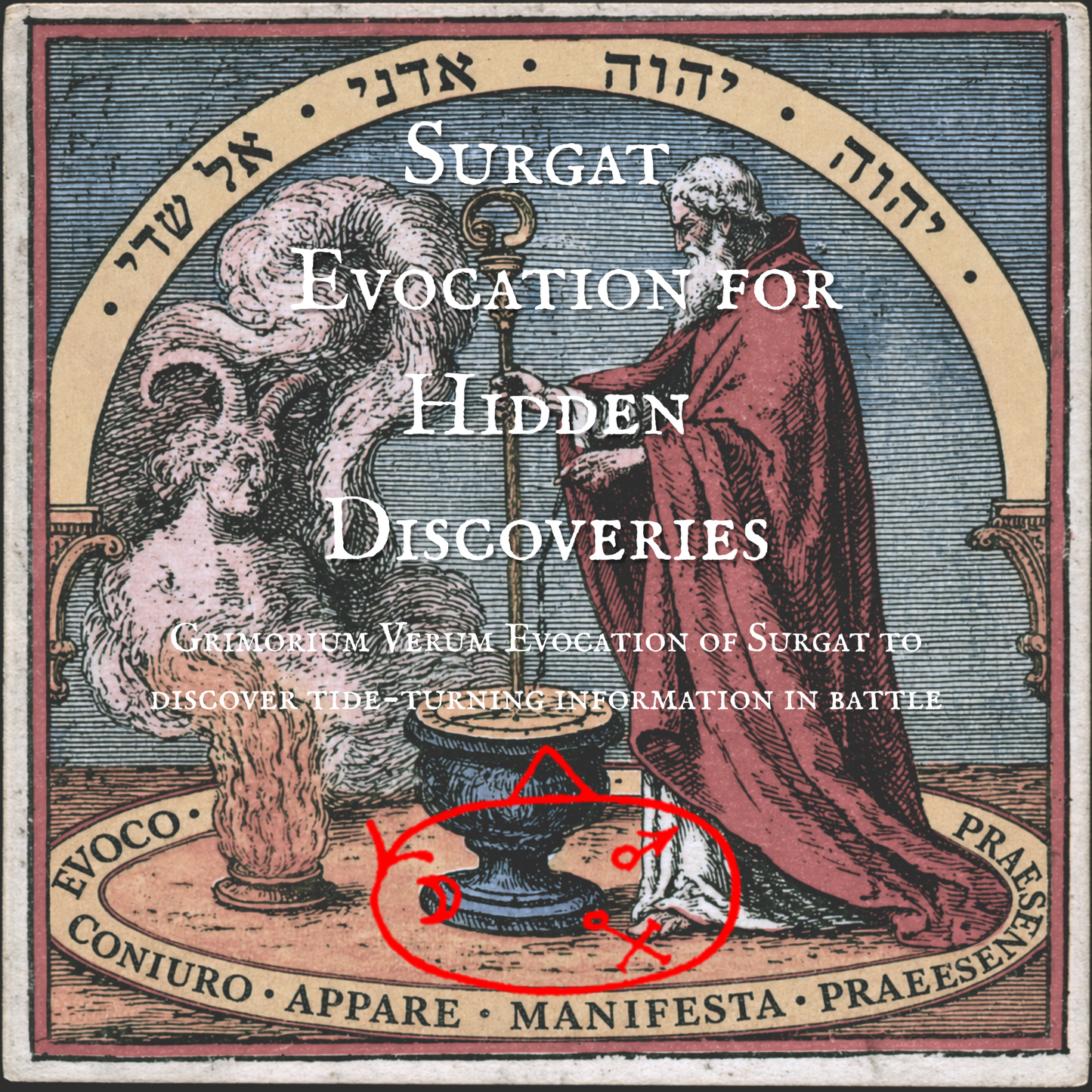Surgat Evocation for Hidden Discoveries
