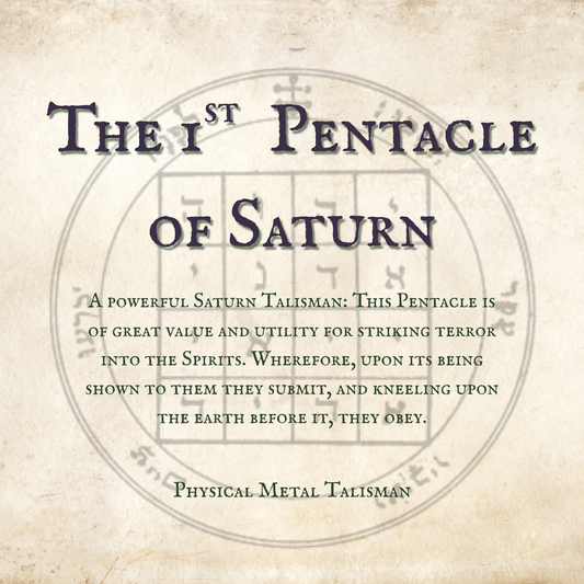 The 1st Pentacle of Saturn