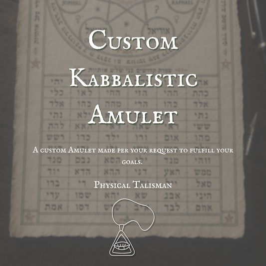 Custom Kabbalistic Amulet