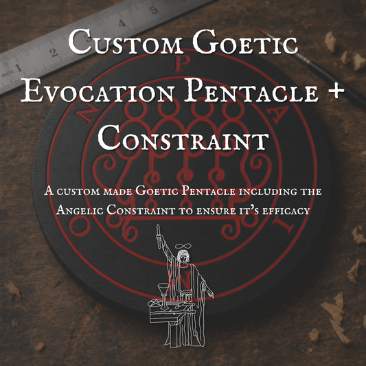 Custom Goetic Evocation Pentacle + Restraint